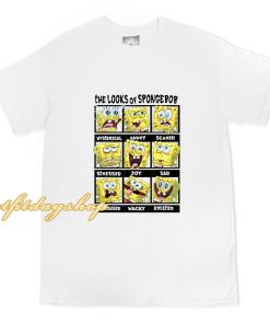 Spongebob SquarePants Multiple Looks & Emotions T-Shirt ZA