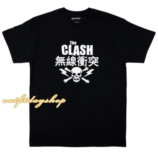 The Clash Japanese Skull t shirt ZA