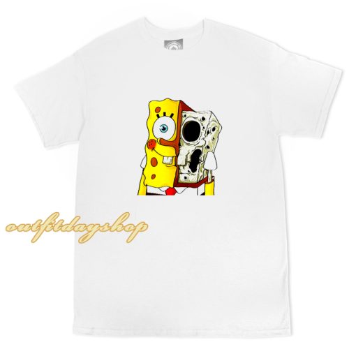 skull SpongeBob Men's T shirt ZA