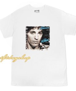 Bruce Springsteen The River Album Cover Distressed Image T Shirt ZA