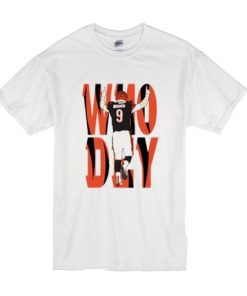 Cincinnati Bengals Joe Burrow Who Dey t shirt ZA