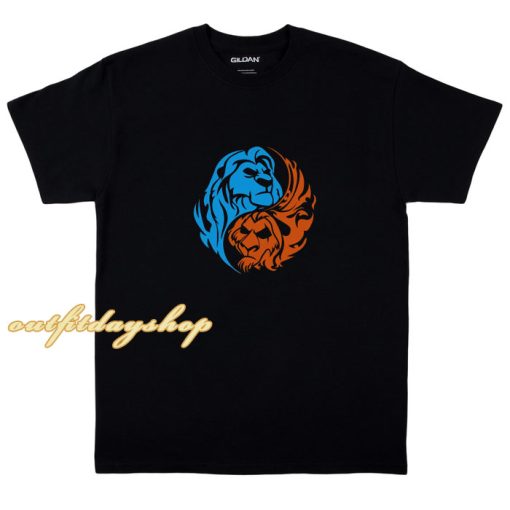 Mufasa and Scar Yin Yang T-Shirt ZA