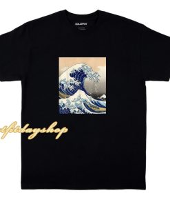 The Great Wave off Kanagawa by Hokusai T Shirt ZA