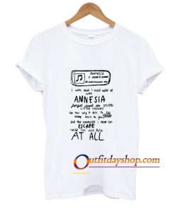 Amnesia 5SOS T-shirt ZA