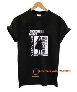 Cowboy Bebop Black & White Spike Squares T-Shirt ZA