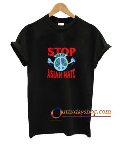 Stop Asian Hate T Shirt Black ZA