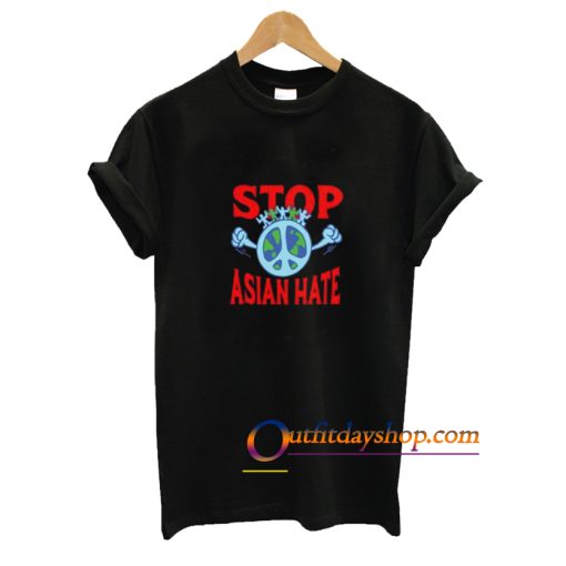 Stop Asian Hate T Shirt Black ZA