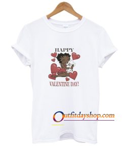 Betty Boop happy Valentine Day T Shirt ZA