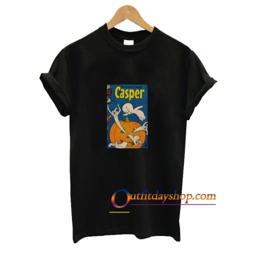 Casper The Friendly Ghost Pumpkin T-Shirt Black ZA