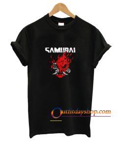 Cyberpunk 2077 Samurai Corporate Logo Classic T Shirt ZA