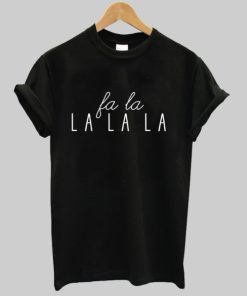 Fa la la la la Christmas t-shirt ZA