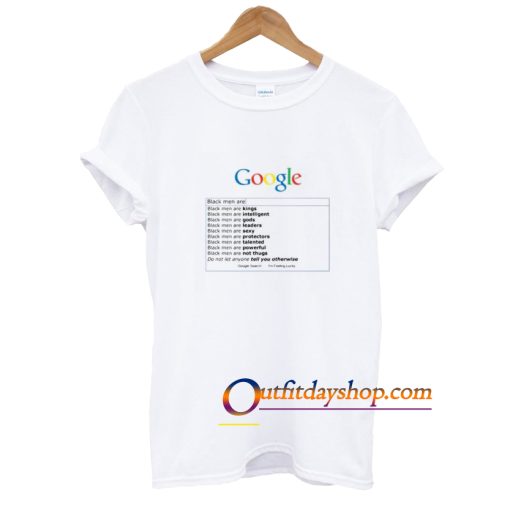 Google Black Men are T Shirt ZA