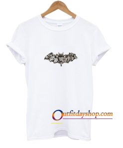 Haunted Mansion Halloween Bat T-Shirt ZA