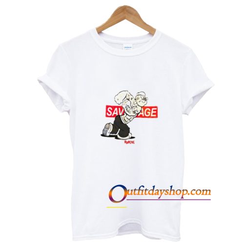 Popeye Savage Graphic Logo T-Shirt ZA