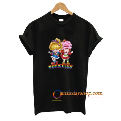 Rainbow Brite Strawberry Shortcake Besties T-Shirt ZA