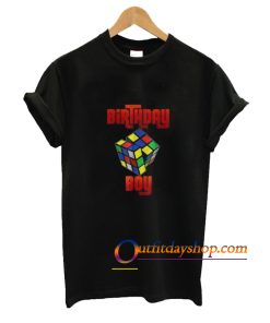 Rubik Cube Birthday Boy T-SHIRT ZA