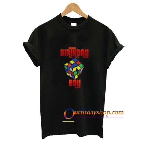 Rubik Cube Birthday Boy T-SHIRT ZA