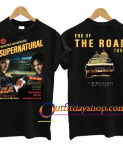 Supernatural End of the Road Black T Shirt ZA