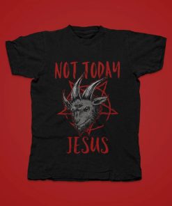 Not Today Jesus Baphomet Shirt ZA