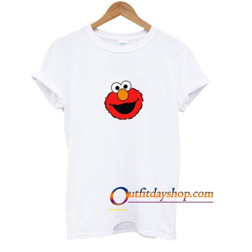 Sesame Street Elmo Cookie Monster T Shirt White ZA