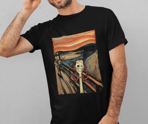 Funny The Scream Cartoon Shirt ZA