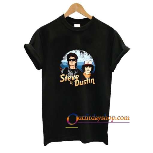 Steve And Dustin Stranger Things T-Shirt ZA