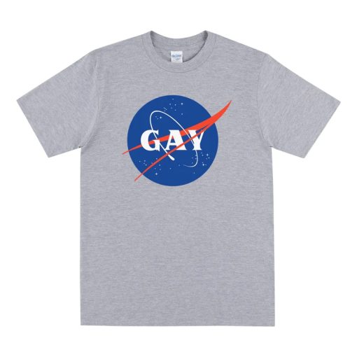 GAY NASA Logo T Shirt ZA