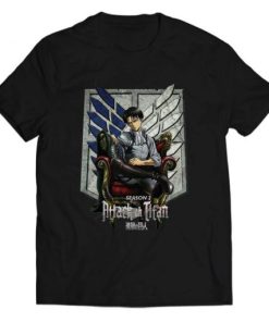 Attack On Titan Season 2 Levi Ackerman T-Shirt ZA