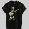 Cat playing guitar shirt AA