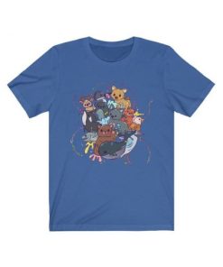 Cute Vancouver Island Animal Doodle T-Shirt ZA