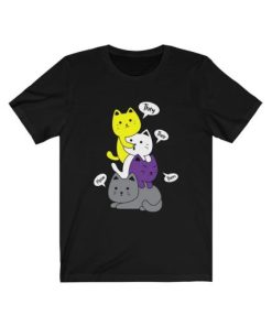 Enby Pride Kittens Shirt AA