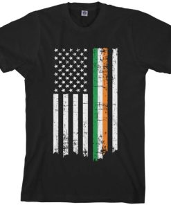 Irish American Flag tshirt ZA