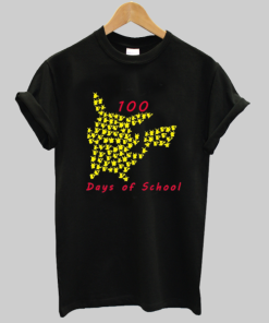 Pokemon Pikachu 100 day of school shirt ZA