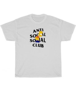 Anti Social Social Club x Bart Mooning Parody T-Shirt Unisex ZA