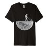 Astronaut Mowing On The Moon T-Shirt ZA