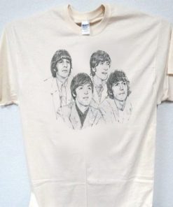 Beatles 60’s pencil art T Shirt ZA