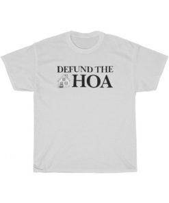 Defund The Hoa White T-Shirt ZA