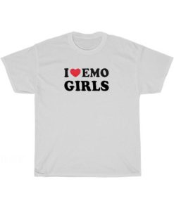 I Love Emo Girls T-Shirt Classic ZA
