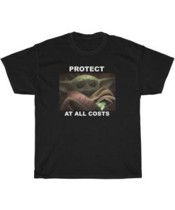 Protect At All Costs Baby Yoda Star Wars T-shirt ZA