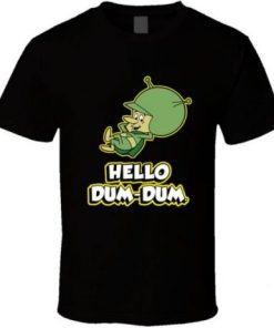 The Great Gazoo Hello Dum Dum Flintstones Cartoon Retro Fan T Shirt ZA