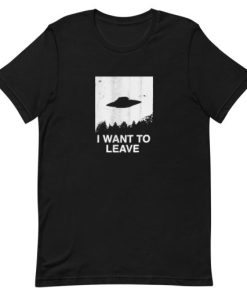 i want to leave Short-Sleeve Unisex T-Shirt ZA