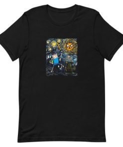 Adventure Time Starry Night Short-Sleeve Unisex T-Shirt ZA