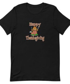 Garfield Happy Thanks Giving Short-Sleeve Unisex T-Shirt ZA
