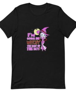 Halloween Witchy Betty Boop Short-Sleeve Unisex T-Shirt ZA