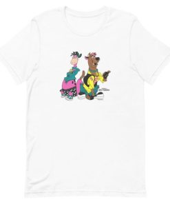 Scooby Doo and Dino Hip Hop Short-Sleeve Unisex T-Shirt ZA