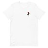 Small Red Rose Short-Sleeve Unisex T-Shirt ZA