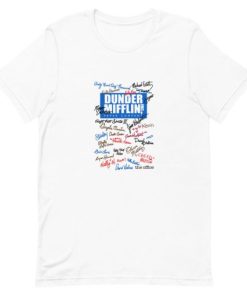 The Office Dunder Mifflin Signature Short-Sleeve Unisex T-Shirt ZA