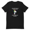 Unicorn Back The Fuck Up Sparkle Tits Short-Sleeve Unisex T-Shirt ZA