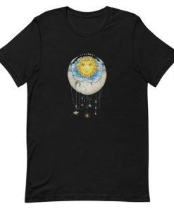 Woman Sun Moon Art Short-Sleeve Unisex T-Shirt ZA