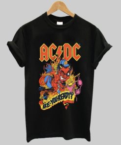 ACDC Are You Ready Rock Heavy Metal T-Shirt ZA